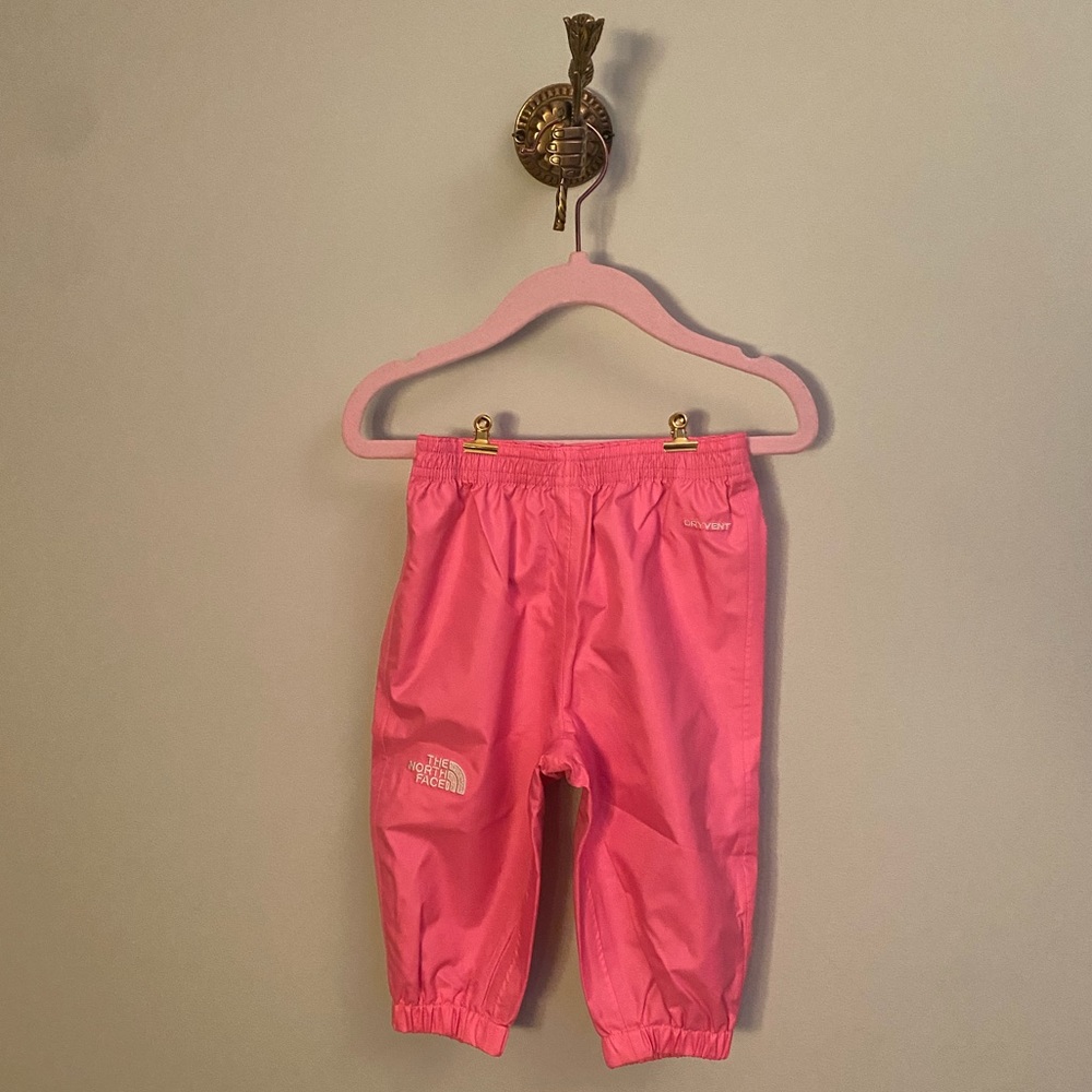 NWT The North Face Pink Rain Pants Infant size 3-6M